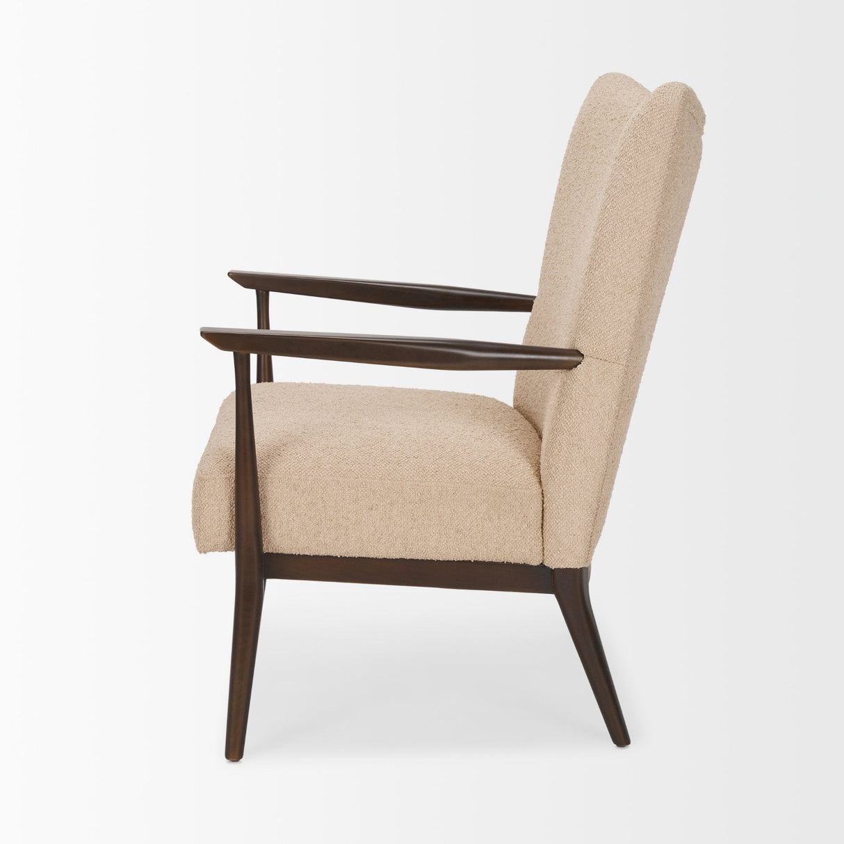 Argent Beige Boucle Accent Chair by Mercana at Eve Furniture