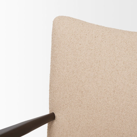 Argent Beige Boucle Accent Chair by Mercana at Eve Furniture