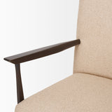 Argent Beige Boucle Accent Chair by Mercana at Eve Furniture