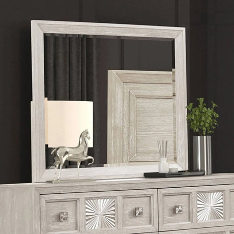 Argenthart Light Gray 4-Piece Queen Bedroom Set by Furniture of America at Eve Furniture