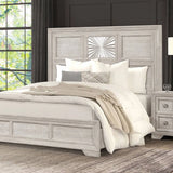 Argenthart Light Gray 4-Piece Queen Bedroom Set by Furniture of America at Eve Furniture
