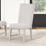 Argenthart Light Gray 7-Piece Dining Room Set by Furniture of America at Eve Furniture