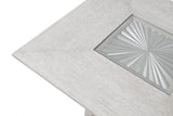 Argenthart Light Gray Dining Table by Furniture of America at Eve Furniture