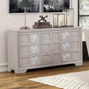 Argenthart Light Gray Server by Furniture of America at Eve Furniture