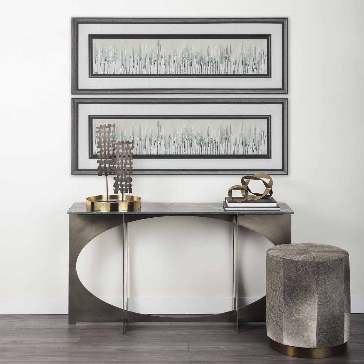 Argentiferous by Studio M a handmade Original Framed Artwork under Glass by Mercana at Eve Furniture