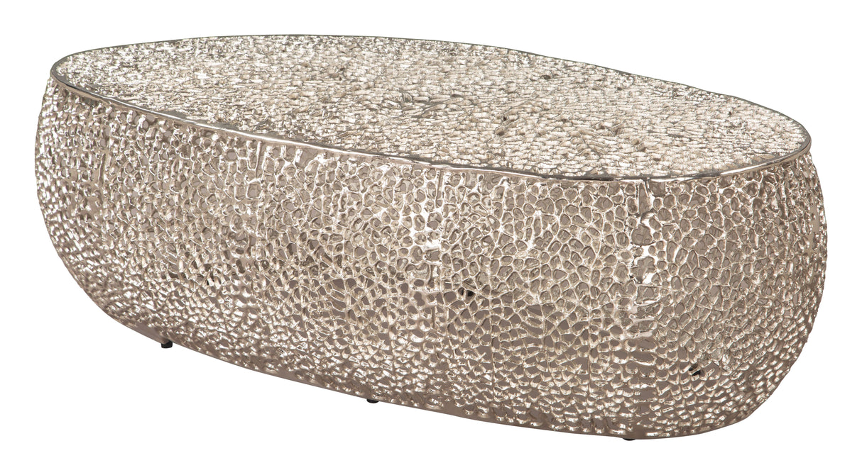 Argento Coffee Table Silver by Zuomod at Eve Furniture