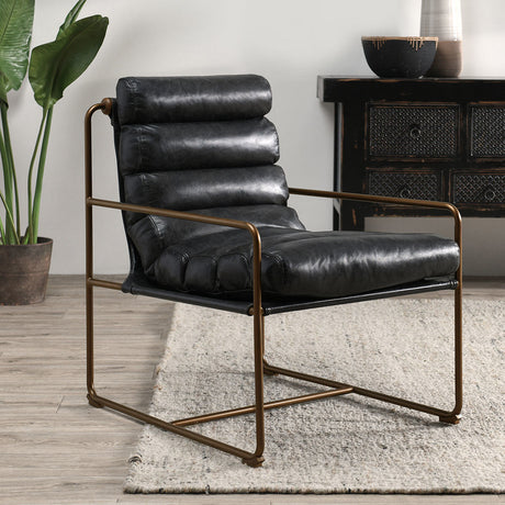 Argo Accent Chair - Jet Black by Classic Home at Eve Furniture