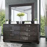 Argyros Espresso Mirror by Furniture of America at Eve Furniture