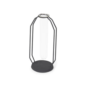 Aria 4.3L x 3.9W x 9.6H Metal and Glass Decorative Accent by Mercana at Eve Furniture