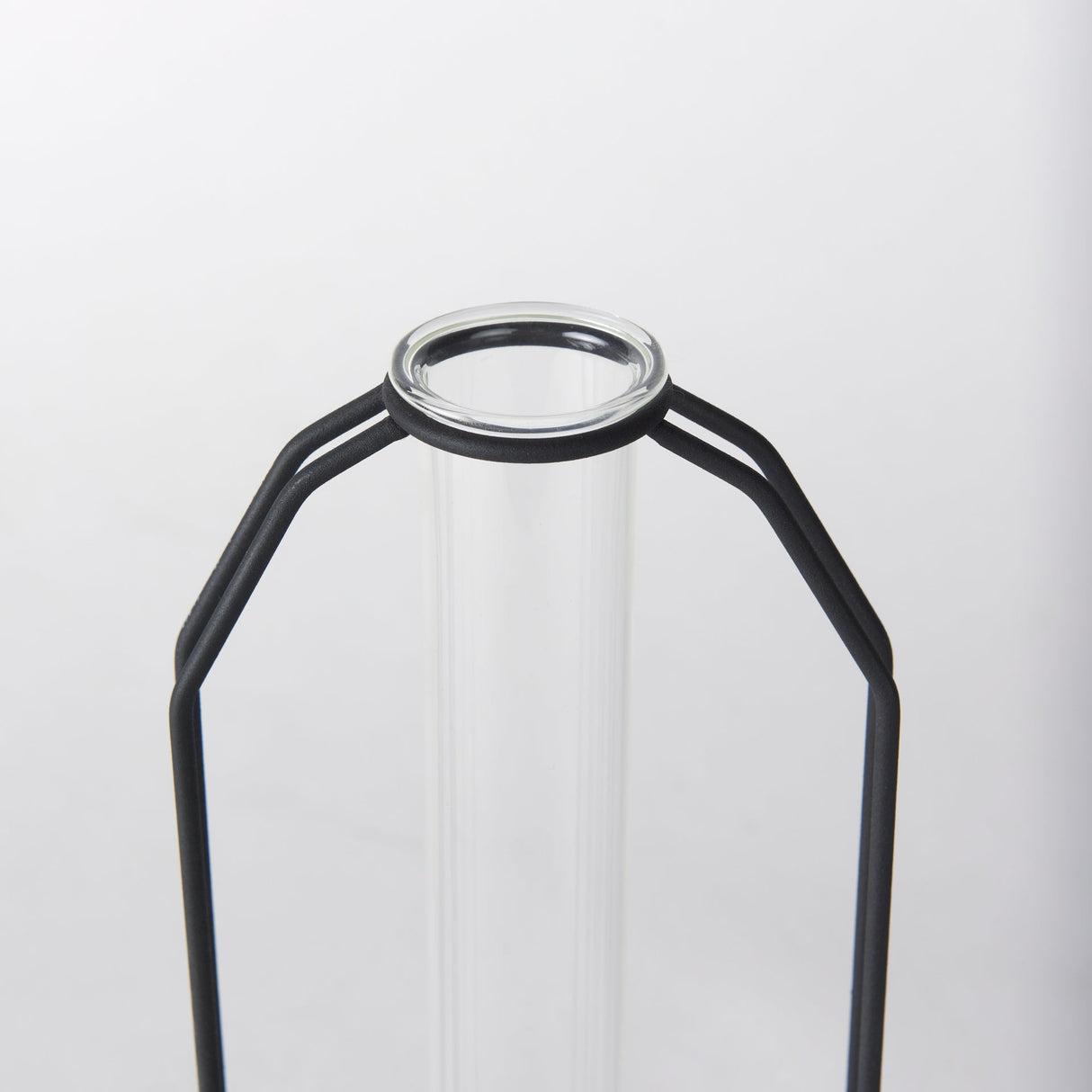 Aria 4.5L x 3.9W x 11.0H Metal and Glass Holder Object by Mercana at Eve Furniture