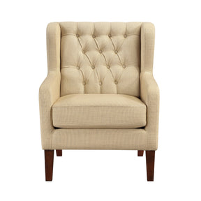 Aria Beige Accent Chair by Homelegance at Eve Furniture