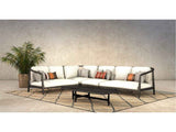 Aria Beige Outdoor 4pc Sectional by Classic Home at Eve Furniture