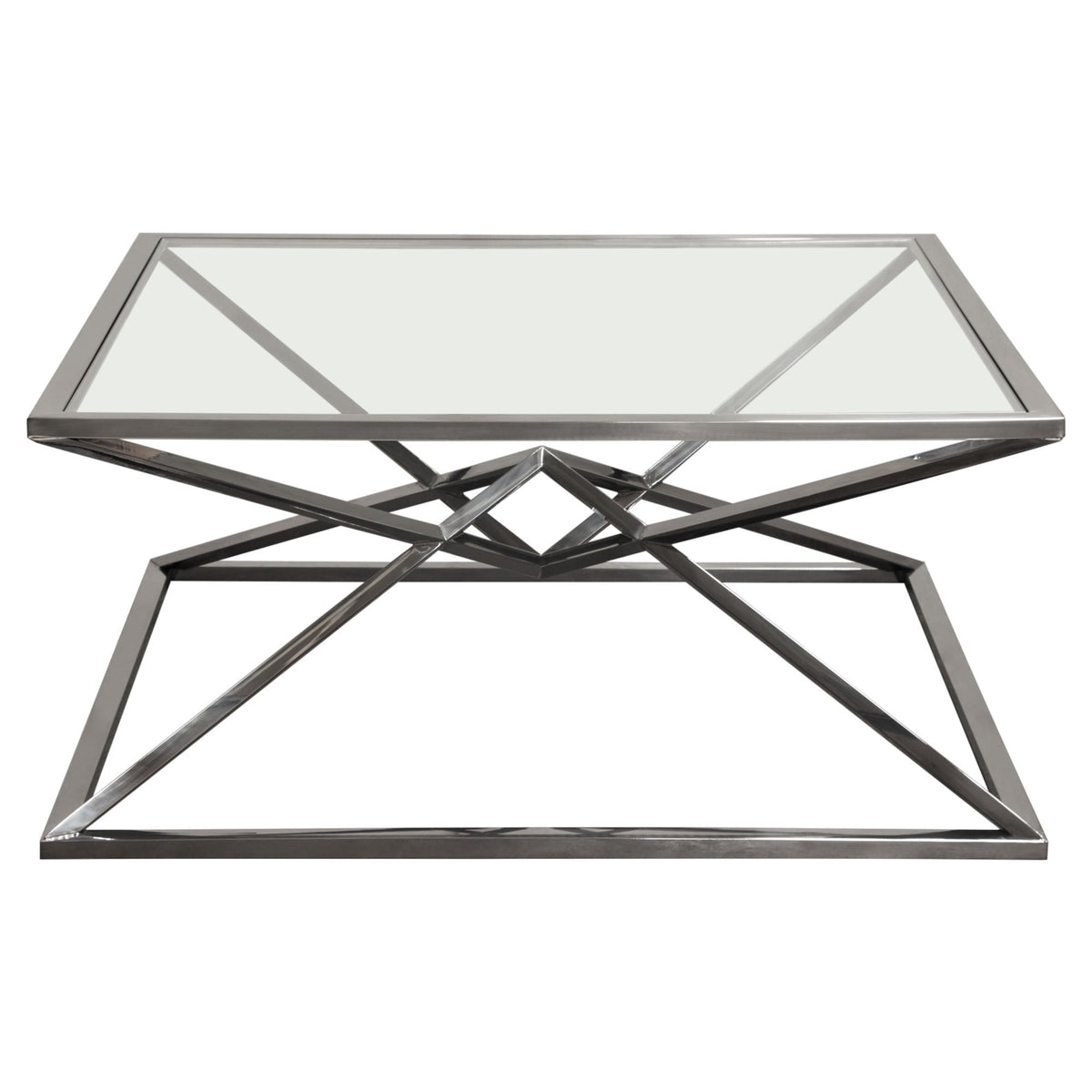 Aria Black Square Coffee Table by Diamond Sofa at Eve Furniture