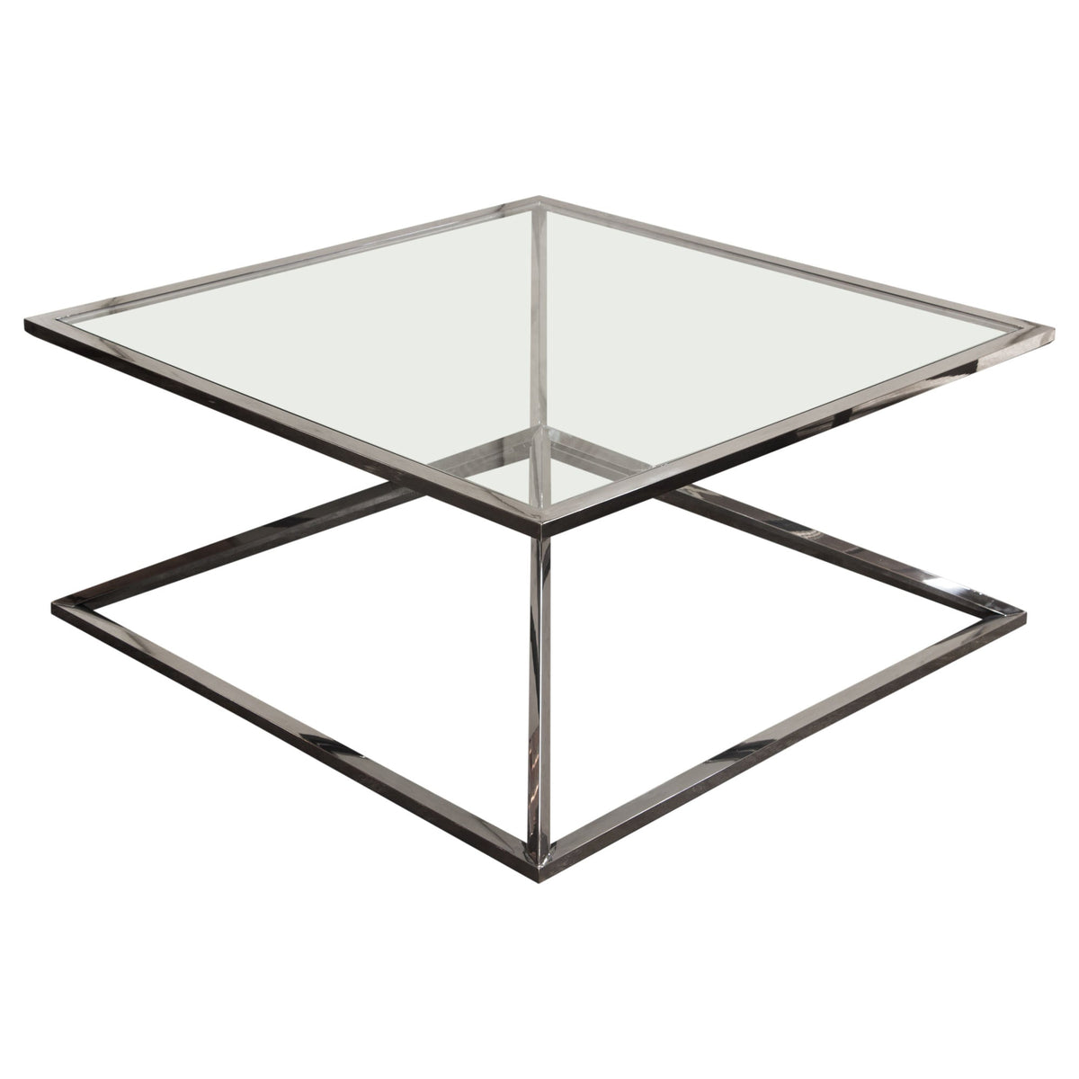 Aria Black Square Coffee Table by Diamond Sofa at Eve Furniture