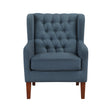Aria Blue Accent Chair by Homelegance at Eve Furniture