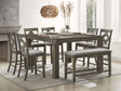 Aria Brown Dining Room Set by Cosmos Furniture at Eve Furniture