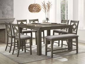 Aria Brown Dining Room Set by Cosmos Furniture at Eve Furniture