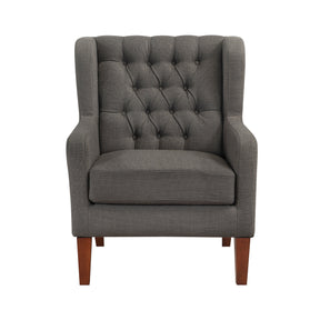 Aria Dark Gray Accent Chair by Homelegance at Eve Furniture