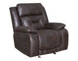 Aria Dual-Power Recliner, Saddle Brown