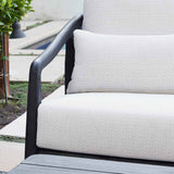 Aria Gray/Black Outdoor Sofa by Classic Home at Eve Furniture