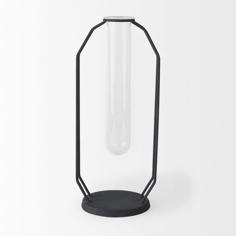 Aria Metal and Glass Holder Object by Mercana at Eve Furniture