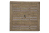 Aria Plains Brown Outdoor Dining Table by Ashley at Eve Furniture
