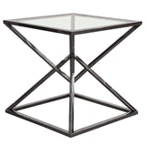 Aria Square Black End Table by Diamond Sofa at Eve Furniture