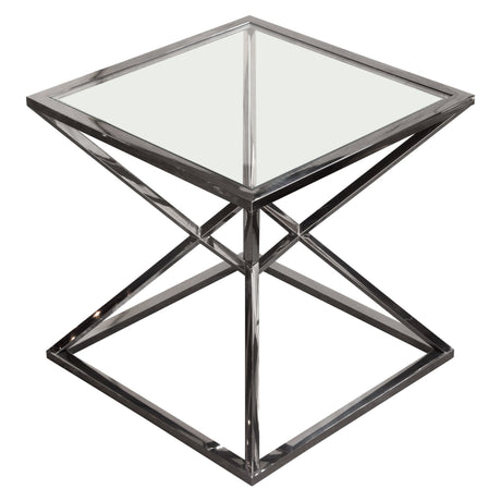 Aria Square Black End Table by Diamond Sofa at Eve Furniture