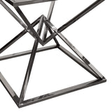Aria Square Black End Table by Diamond Sofa at Eve Furniture