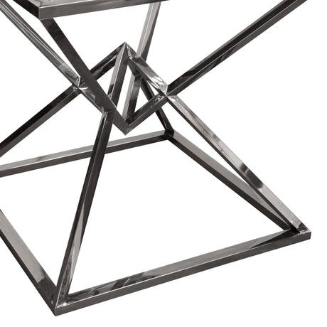 Aria Square Black End Table by Diamond Sofa at Eve Furniture