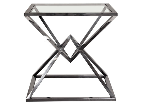 Aria Square Black End Table by Diamond Sofa at Eve Furniture
