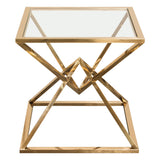 Aria Square End Table by Diamond Sofa at Eve Furniture
