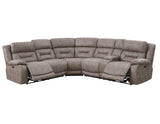Aria Desert Sand 3-Piece Dual-Power Reclining Sectional by Steve Silver at Eve Furniture