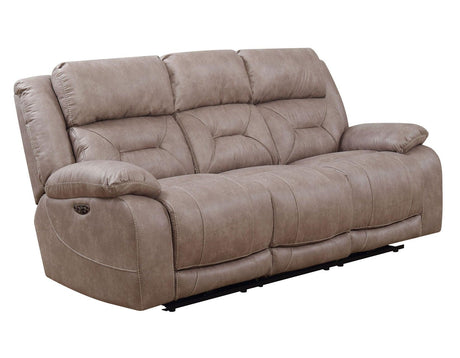Aria Desert Sand 3-Piece Dual Power Reclining Set by Steve Silver at Eve Furniture