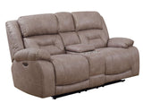 Aria Desert Sand 3-Piece Dual Power Reclining Set by Steve Silver at Eve Furniture