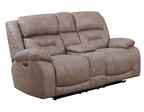 Aria Desert Sand 3-Piece Dual Power Reclining Set by Steve Silver at Eve Furniture