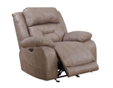 Aria Desert Sand Dual-Power Recliner by Steve Silver at Eve Furniture