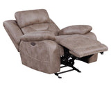 Aria Desert Sand Dual-Power Recliner by Steve Silver at Eve Furniture