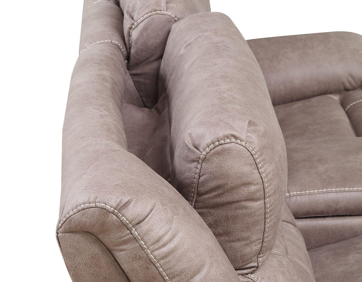 Aria Desert Sand Dual-Power Recliner by Steve Silver at Eve Furniture
