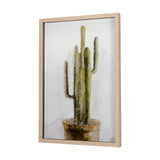 Arid Solitude II by Mercana Studio a Hand Embellished Textured Framed Art Print Matted under Glass by Mercana at Eve Furniture