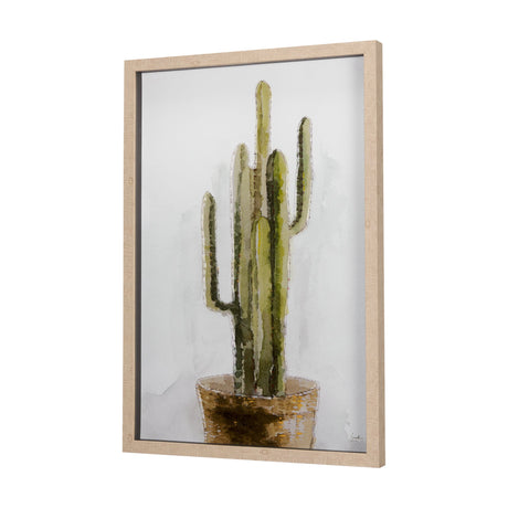 Arid Solitude II by Mercana Studio a Hand Embellished Textured Framed Art Print Matted under Glass by Mercana at Eve Furniture