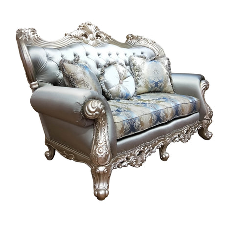 Ariel Champagne Living Room Set by Cosmos Furniture at Eve Furniture