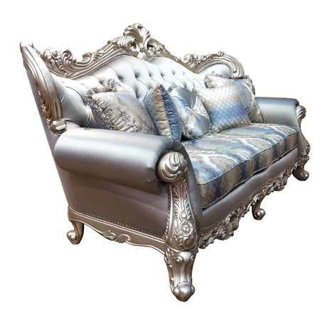 Ariel Champagne Living Room Set by Cosmos Furniture at Eve Furniture