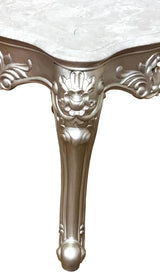 Ariel Transitional Style End Table In Silver Finish Wood by Cosmos Furniture at Eve Furniture