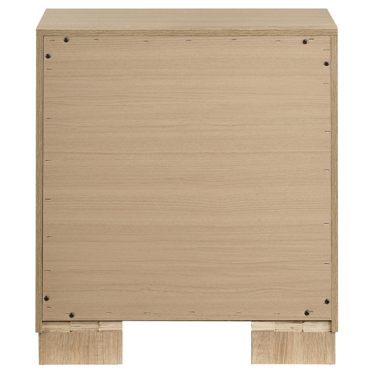 Arielle Light Oak 2-drawer Bedroom Nightstand with Casters by Coaster at Eve Furniture