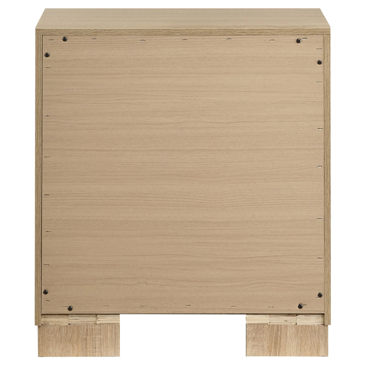 Arielle Light Oak 2-drawer Bedroom Nightstand with Casters by Coaster at Eve Furniture