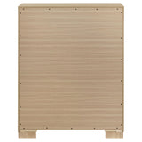 Arielle Light Oak 4-Drawer Bedroom Chest of Drawers by Coaster at Eve Furniture