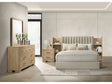 Arielle Light Oak 4-piece Eastern King Bedroom Set by Coaster at Eve Furniture