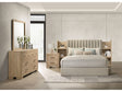 Arielle Light Oak 4-piece Queen Bedroom Set by Coaster at Eve Furniture