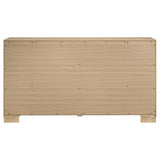 Arielle Light Oak 6-drawer Bedroom Dresser Cabinet by Coaster at Eve Furniture